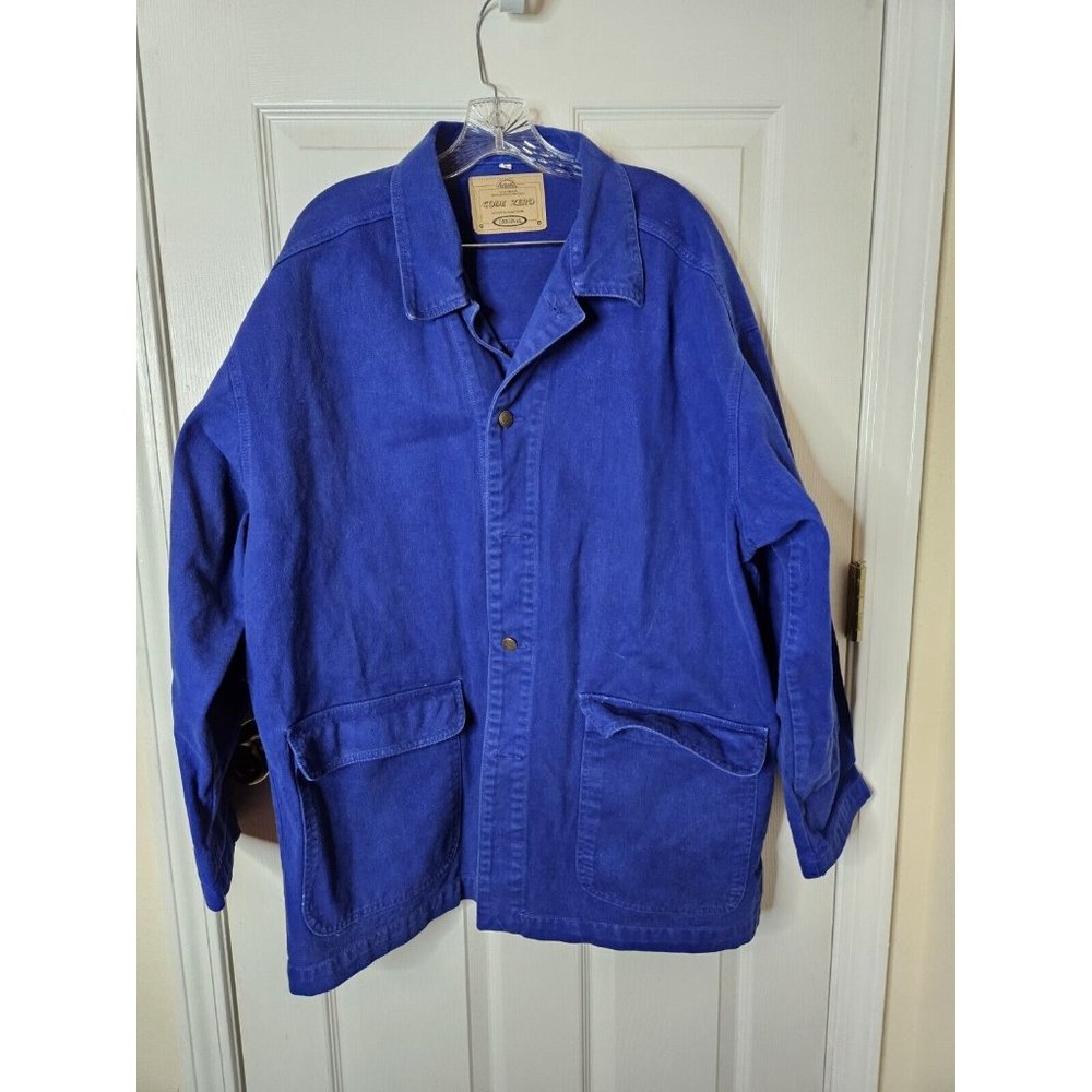 Code Zero Abstract Vtg Button Front Ls Shirt Mens… - image 1